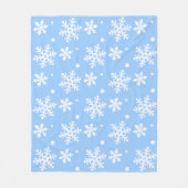 kerstcadeau voor feestdag Snowflake Fleece Blanket (Voorkant)