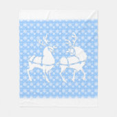 kerstcadeau voor feestdag Snowflake Fleece Blanket (Voorkant)