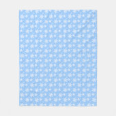 kerstcadeau voor feestdag Snowflake Fleece Blanket (Voorkant)