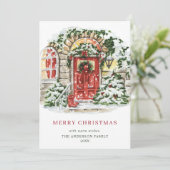 kerstcadeau voor feestvieren 4 Foto Feestdagenkaart (Staand voorkant)