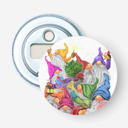 kerstcadeau voor flessenopening button flesopener (Voorkant)