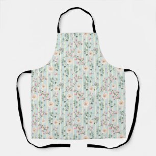 kerstcadeau voor florale verjaardag schort