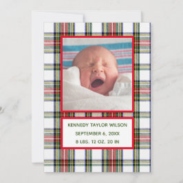 kerstcadeau voor geboorte aankondiging