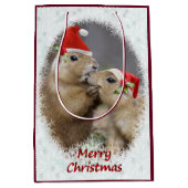 kerstcadeau voor gemiddeld cadeautje medium cadeauzakje (Voorkant)