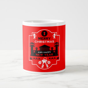 Kerstcadeau voor gevangenis grote koffiekop