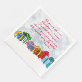 kerstcadeau voor Gezegden met cadeaus Servet (Hoek)