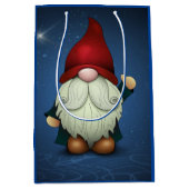 kerstcadeau voor Gnome Gift Medium Cadeauzakje (Voorkant)