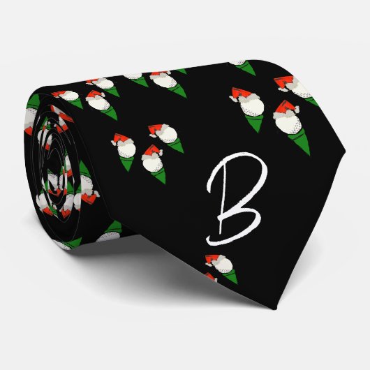 Kerstcadeau voor golfers - Golf Ball Pattern Stropdas (Opgerold)