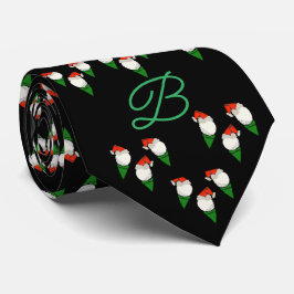 Kerstcadeau voor Golfers Hand geschilderd ontwerp Stropdas