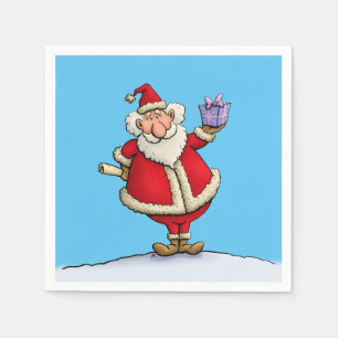 kerstcadeau voor grappige kerstmis - cartoon servet