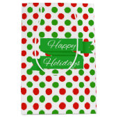 kerstcadeau voor grote poolvlek medium cadeauzakje (Voorkant)