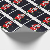 Kerstcadeau voor hockey cadeaupapier (Hoek)