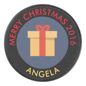 kerstcadeau voor Hockey Puck (Voorkant)
