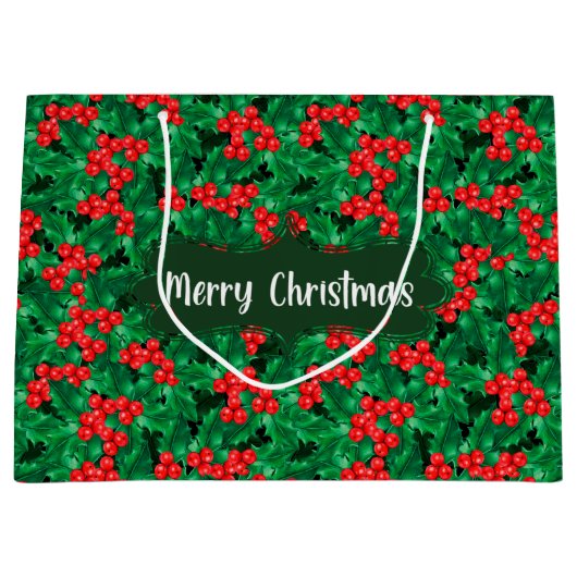 kerstcadeau voor Holly Groot Cadeauzakje (Voorkant)