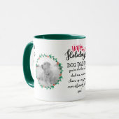 Kerstcadeau voor HOND Mammie of Pappie voeg 2 x FO Mok (Voorkant links)