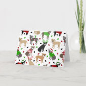 kerstcadeau voor honden kaart (Voorkant)