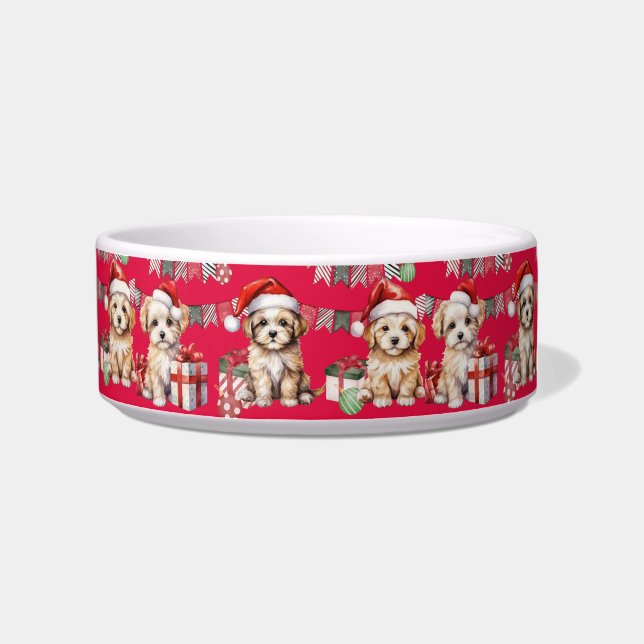 Kerstcadeau voor honden - Pet Bowl Voerbakje (Rechts)