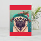 kerstcadeau voor Hondenliefhebber, T-Shirt Feestdagenkaart (Staand voorkant)