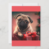 kerstcadeau voor Hondenliefhebber, T-Shirt Feestdagenkaart (Voorkant)