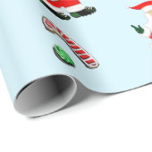 kerstcadeau voor honkbal cadeaupapier (Rol Hoek)