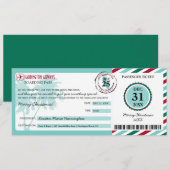 Kerstcadeau voor instapkaarten naar Californië Kaart (Voorkant / Achterkant)