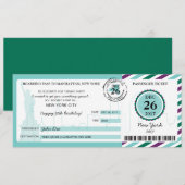 kerstcadeau voor instapkaarten naar NEW YORK Kaart (Voorkant / Achterkant)