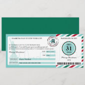 kerstcadeau voor instapkaarten naar NEW YORK Kaart (Voorkant / Achterkant)