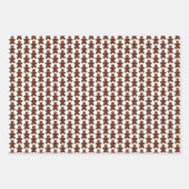 kerstcadeau voor juffrouw Koekjes Inpakpapier Vel (Voorkant)