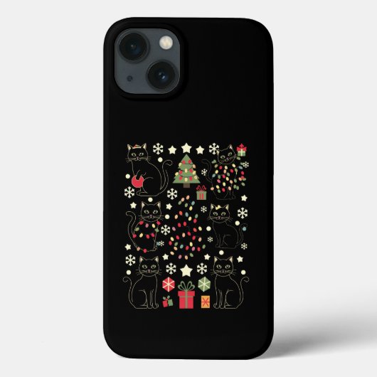 Kerstcadeau voor kattenliefhebber voor katteneigen Case-Mate iPhone case (Achterkant)