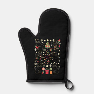 Kerstcadeau voor kattenliefhebber voor katteneigen ovenwant