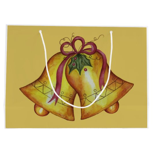 kerstcadeau voor kerstcadeau groot cadeauzakje (Achterkant)