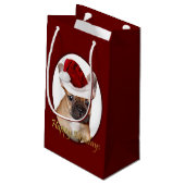 kerstcadeau voor kerstcadeau klein cadeauzakje (Achterkant Gekanteld)