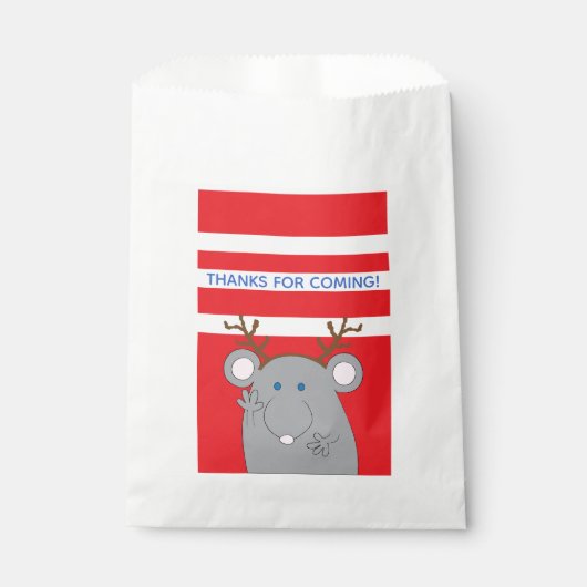 kerstcadeau voor kerstcadeau "Merry Christmouse" Bedankzakje (Voorkant)