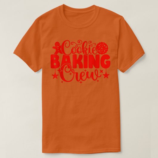 kerstcadeau voor kerstcadeaubonbakkersfamilie t-shirt (Design voorkant)