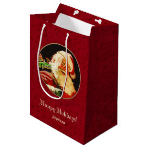 kerstcadeau voor kerstcadeaus, aangepast kerstcad medium cadeauzakje