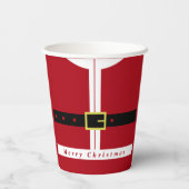 kerstcadeau voor kerstcadeaus, kerstgordel papieren bekers (Achterkant)