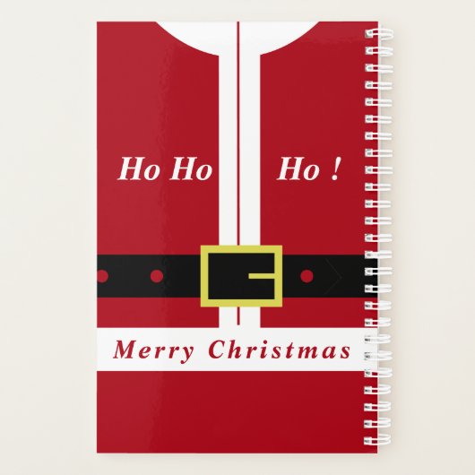 kerstcadeau voor kerstcadeaus planner (Achterkant)