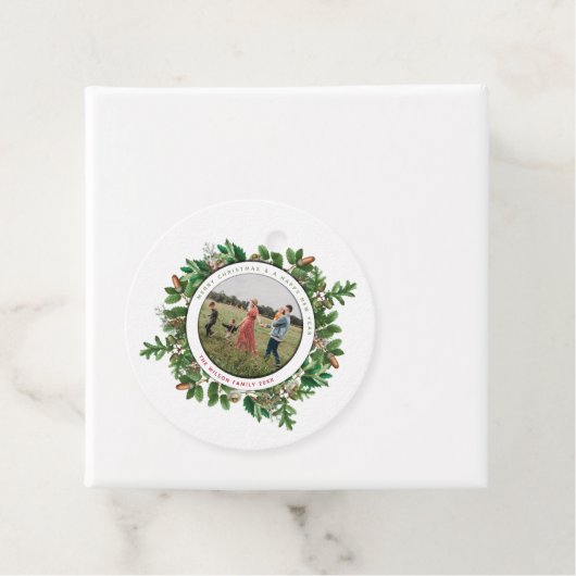 kerstcadeau voor kerstcadeautje met geschreeuw bedankjes labels (In situ)