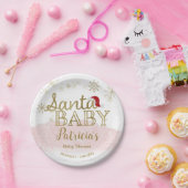 kerstcadeau voor kerstcadeautjes Baby shower Bord (Feest)