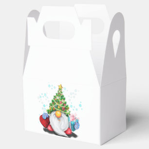 Kerstcadeau voor kerstcadeautjes, koepel met cadea bedankdoosjes