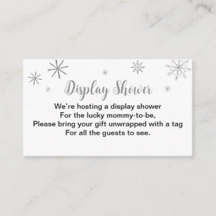 kerstcadeau voor kerstcadeautjes met kerstBaby sho Informatiekaartje