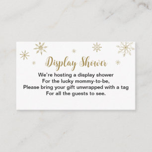 kerstcadeau voor kerstcadeautjes met kerstBaby sho Informatiekaartje