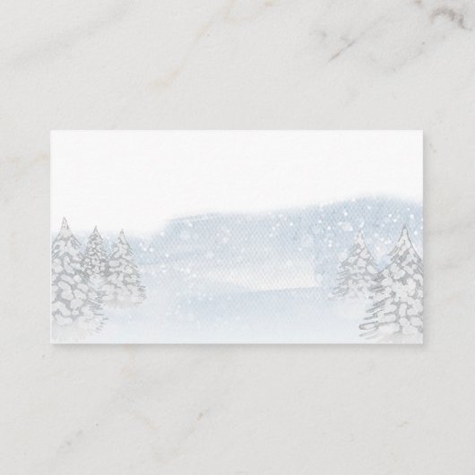 kerstcadeau voor kerstcadeautjes met kerstBaby sho Informatiekaartje (Achterkant)