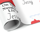 kerstcadeau voor kerstcadeautjes op de lijst Santa Cadeaupapier (Rol Hoek)