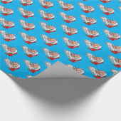 Kerstcadeau voor kerstcadeautjes, op maat cadeaupapier (Hoek)