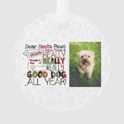 kerstcadeau voor kerstcadeautjes ornament (voorkant)