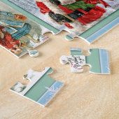 kerstcadeau voor kerstkerstpuzzel kind legpuzzel (Zijkant)