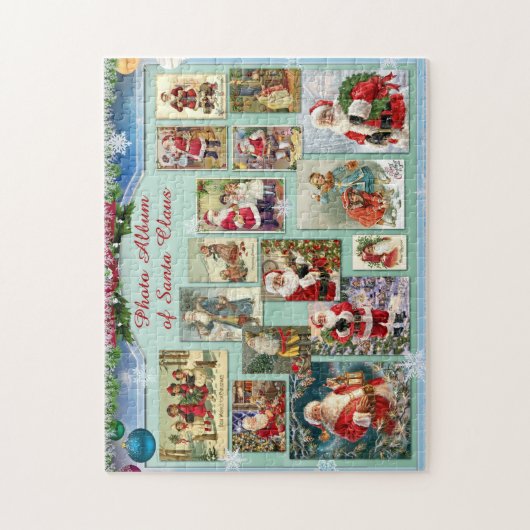 kerstcadeau voor kerstkerstpuzzel kind legpuzzel (Verticaal)