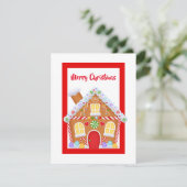 kerstcadeau voor kerstontbijt feestdagenkaart (Staand voorkant)