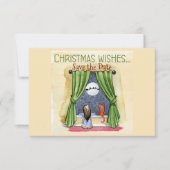 kerstcadeau voor kinderen en katten save the date (Voorkant)